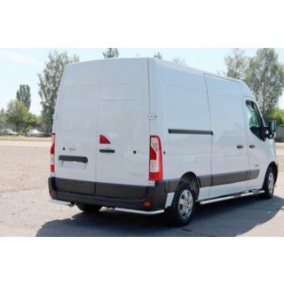 Esquinas traseras AK003 (2 uds., acero inoxidable) Opel Movano 2010-2021 foto 3