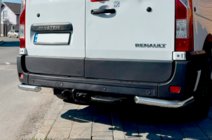 Nissan NV400 2010-2024 Esquinas traseras AK003 (2 uds., acero inoxidable) foto 4