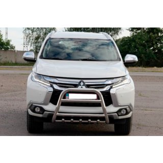 Defensa Delantera WT008 (Acero Inoxidable) Mitsubishi Pajero Sport 2015- foto 1