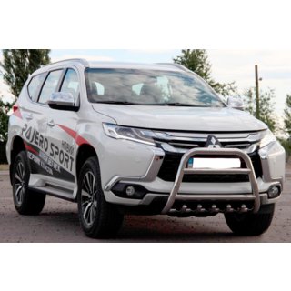 Defensa Delantera WT008 (Acero Inoxidable) Mitsubishi Pajero Sport 2015- foto 2
