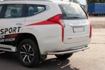 Mitsubishi Pajero Sport 2015- Protector Trasero AK005 (Acero Inoxidable) foto 1