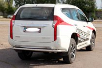 Mitsubishi Pajero Sport 2015- Protector Trasero AK005 (Acero Inoxidable) foto 6