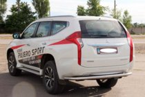 Mitsubishi Pajero Sport 2015- Protector Trasero AK005 (Acero Inoxidable) foto 3