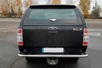 Ford Ranger 2007-2011 Barra de protección trasera AK005 (acero inoxidable) foto 2