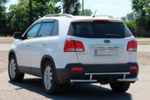 Kia Sorento II XM 2009-2014 Barra Trasera AK002-2 (Acero Inoxidable) foto 2