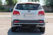 Kia Sorento II XM 2009-2014 Barra Trasera AK003-2 (Acero Inoxidable) foto 2