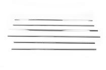 Range Rover III L322 2002-2012 Molduras de Ventanas Acero Inoxidable (6 pcs) foto 7