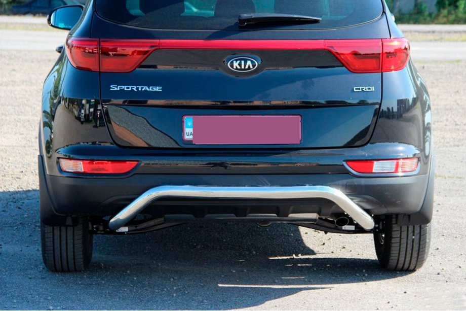 Kia Sportage 2015-2021 Protector Trasero AK007 (Acero Inoxidable) Foto 2