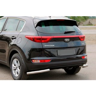 Protector Trasero de Esquinas AK003 (Acero Inoxidable) Kia Sportage 2015-2021 foto 1