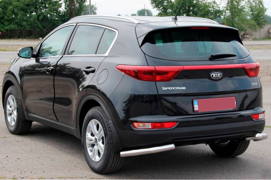 Kia Sportage 2015-2021 Protector Trasero de Esquinas AK003 (Acero Inoxidable) Foto 3
