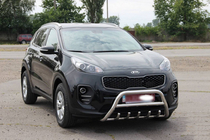 Kia Sportage 2015-2021 Defensa Delantera WT003 (Acero Inoxidable) foto 5