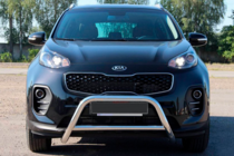 Kia Sportage 2015-2021 Defensa Delantera WT006 (Acero Inoxidable) foto 1