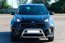 Kia Sportage 2015-2021 Defensa Delantera WT023 Acero Inoxidable foto 2