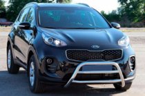 Kia Sportage 2015-2021 Defensa Delantera WT023 Acero Inoxidable foto 1