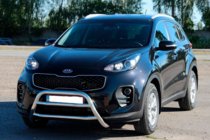 Kia Sportage 2015-2021 Defensa Delantera WT023 Acero Inoxidable foto 3