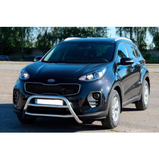 Defensa Delantera WT023 Acero Inoxidable Kia Sportage 2015-2021 foto 3