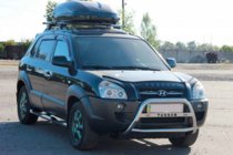 Hyundai Tucson JM 2004- Defensa Delantera WT025 (Acero Inoxidable) foto 3