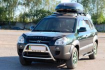 Hyundai Tucson JM 2004- Defensa Delantera WT025 (Acero Inoxidable) foto 2