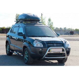 Defensa Delantera WT025 (Acero Inoxidable) Hyundai Tucson JM 2004- foto 3