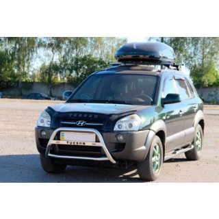 Defensa Delantera WT025 (Acero Inoxidable) Hyundai Tucson JM 2004- foto 2