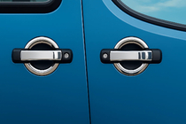 Fiat Doblo I 2005-2010 Cubiertas Cromadas para Manijas de Puerta (4 uds, Acero Inoxidable) foto 2