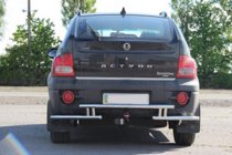 SsangYong Action 2005-2018 Protector Trasero AK005-2 (Acero Inoxidable) foto 2