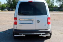 Volkswagen Caddy 2004-2010 Barra trasera AK003-2 (2 uds, acero inoxidable) foto 3