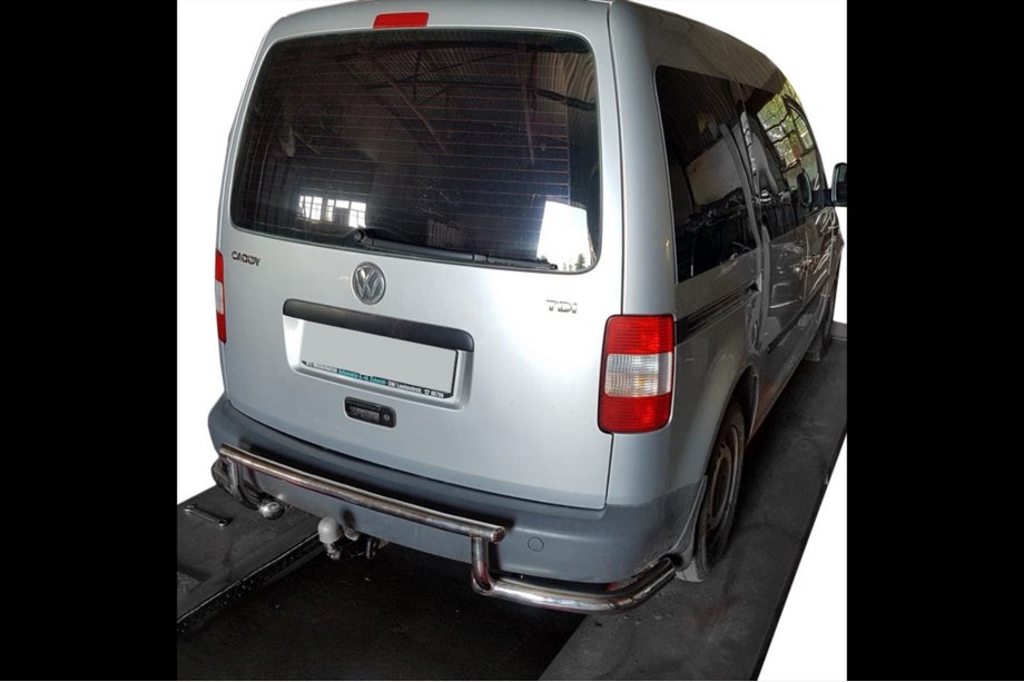 Volkswagen Caddy 2010-2015 Barra Trasera AK003-3 (2 uds, acero inoxidable) Foto 3