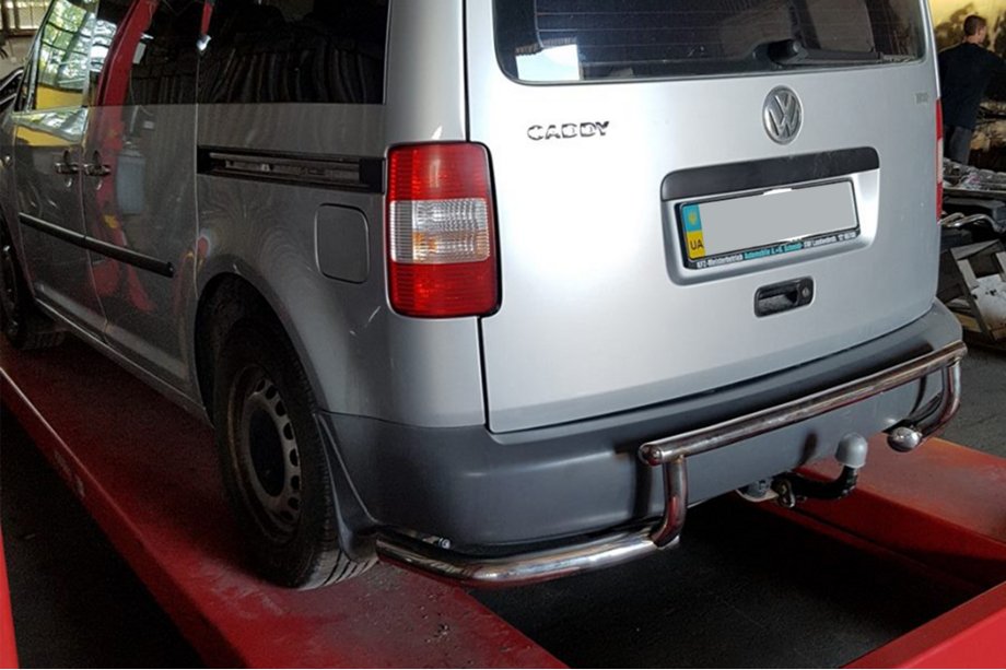 Volkswagen Caddy 2010-2015 Barra Trasera AK003-3 (2 uds, acero inoxidable) Foto 1