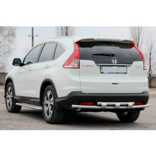 Barra trasera AK002-doble (acero inoxidable) Honda CRV 2012-2016 foto 3