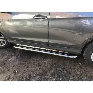 Estribos Laterales KB001 Acero Inoxidable Honda CRV 2012-2016 foto 1