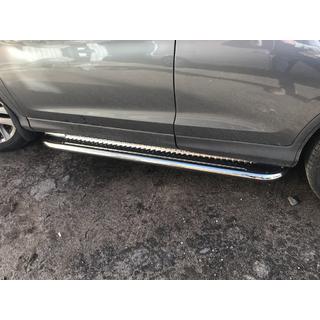 Estribos Laterales KB001 Acero Inoxidable Honda CRV 2012-2016 foto 4