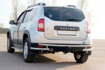 Renault Duster 2008–2017 Barra Trasera AK005-Special (Acero Inoxidable) foto 1