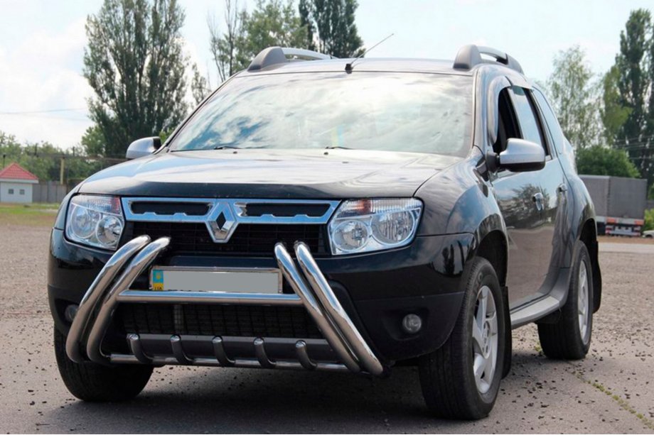 Renault Duster 2008–2017 Defensa delantera Kelebek WT011 (acero inoxidable) Foto 2