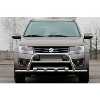 Defensa Delantera ST-WT-15 (Acero Inoxidable) Suzuki Grand Vitara 2005-2017 foto 1