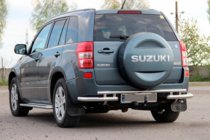 Suzuki Grand Vitara 2005-2017 Protector Trasero AK005-3 (Acero Inoxidable) foto 1