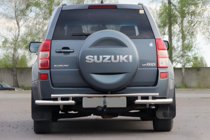 Suzuki Grand Vitara 2005-2017 Protector Trasero AK005-3 (Acero Inoxidable) foto 2