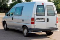 Citroen Jumpy 1996-2007 Esquinas traseras dobles AK003-doble (acero inoxidable) foto 4