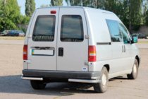 Citroen Jumpy 1996-2007 Esquinas traseras dobles AK003-doble (acero inoxidable) foto 2