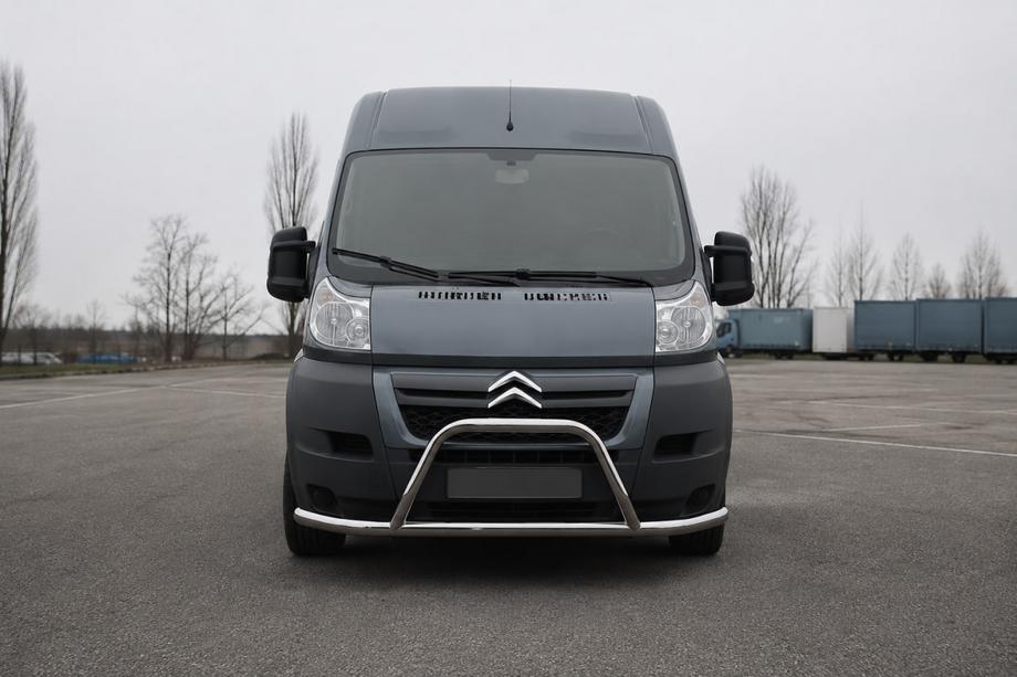 Peugeot Boxer 2006-2025 Defensa Delantera ST019 (Acero Inoxidable) Image