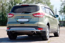 Ford Kuga/Escape 2013-2019 Barra Trasera AK002 (Acero Inoxidable) foto 1