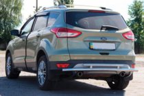 Ford Kuga/Escape 2013-2019 Barra Trasera AK002-2 (Acero Inoxidable) foto 3
