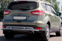 Ford Kuga/Escape 2013-2019 Barra Trasera AK002-2 (Acero Inoxidable) foto 1