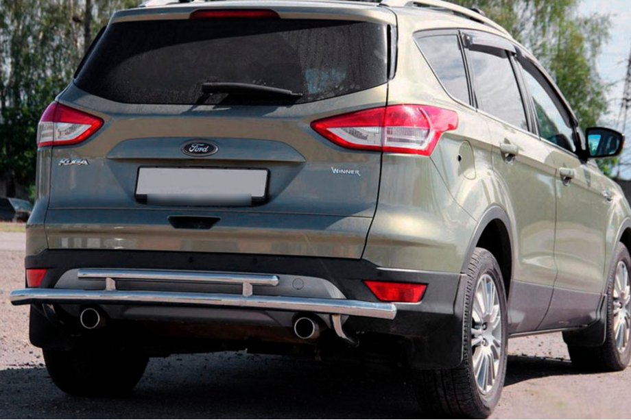 Ford Kuga/Escape 2013-2019 Barra Trasera AK002-2 (Acero Inoxidable) Image