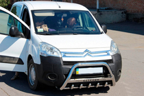 Citroen Berlingo 2008-2018 Defensa Delantera WT004 (Acero Inoxidable) foto 2