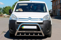 Citroen Berlingo 2008-2018 Defensa Delantera WT004 (Acero Inoxidable) foto 5