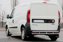 Fiat Doblo II 2010-2022 Barra Trasera AK002/1-Doble (Acero Inoxidable) foto 2