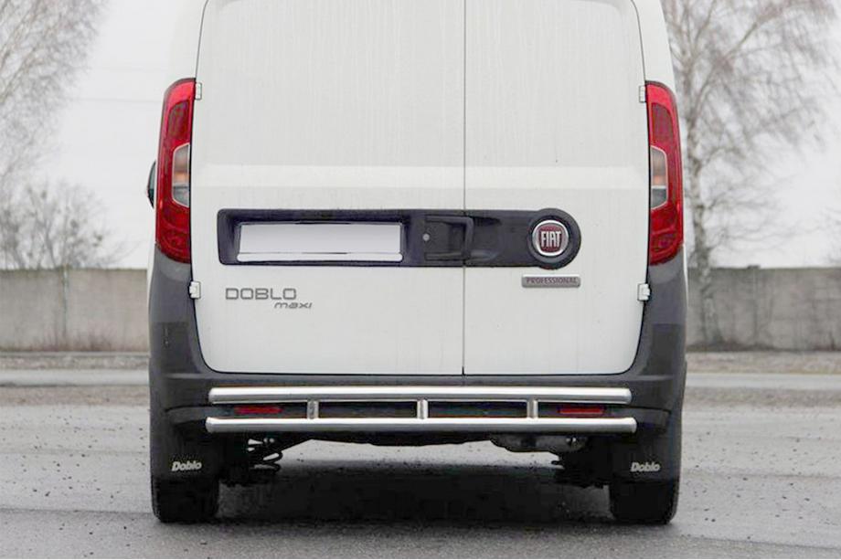 Fiat Doblo II 2010-2022 Barra Trasera AK002/1-Doble (Acero Inoxidable) Image