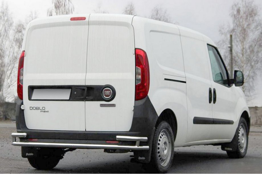 Opel Combo 2012-2018 Barra Trasera AK005/2-Doble (Acero Inoxidable) Foto 1