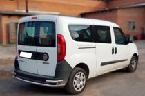 Fiat Doblo II 2010-2022 Barra Trasera AK005/2-Doble (Acero Inoxidable) foto 1